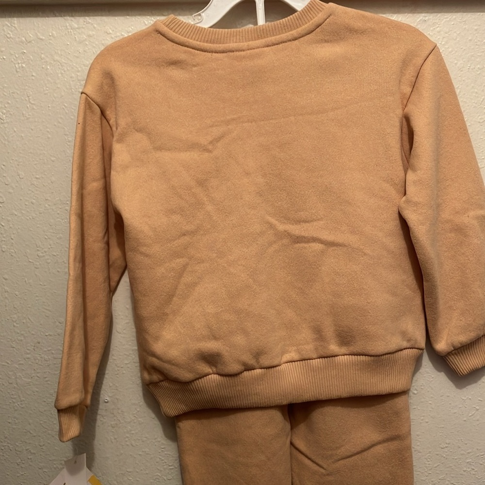 Peanuts Kids Matching Set in Tan - Picture 2 of 5